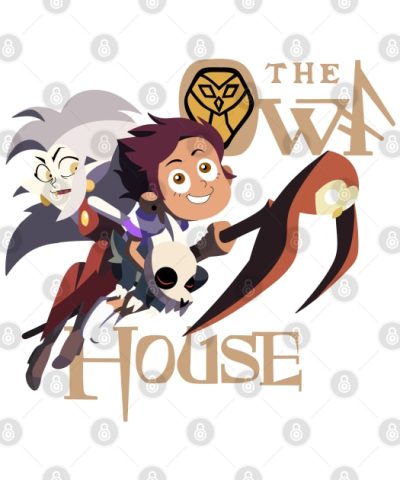 The The Owl House Throw Pillow Official The Owl House Merch