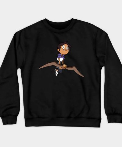 The Owl House Luz Is Flying Crewneck Sweatshirt Official The Owl House Merch