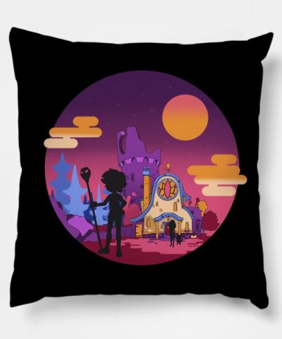 Retro The Owl House Throw Pillow Official The Owl House Merch