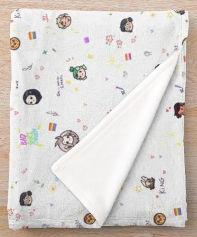 The The Owl House (White) Throw Blanket Official The Owl House Merch